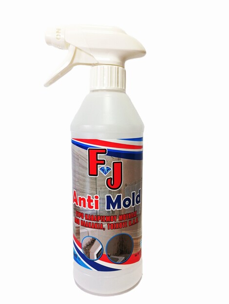 FJ ANTI MOLD ΥΓΡΟ ΑΦΑΙΡΕΤΙΚΟ ΜΟΥΧΛΑΣ ΑΠΟ ΥΦΑΣΜΑΤΑ,ΤΟΙΧΟΥΣ,ΠΛΑΚΑΚΙΑ ΚΛΠ.