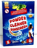 Επαγγελματική Σκόνη Πλυντηρίου Ρούχων FJ Powder Cleaner Sunscreen για τον Καθαρισμό από ΑΝΤΙΗΛΙΑΚΑ, Μάσκαρα, Καλλυντικά, Λάδια, Σκουριές και Γανίλες – FJ Powder Cleaner Sunscreen